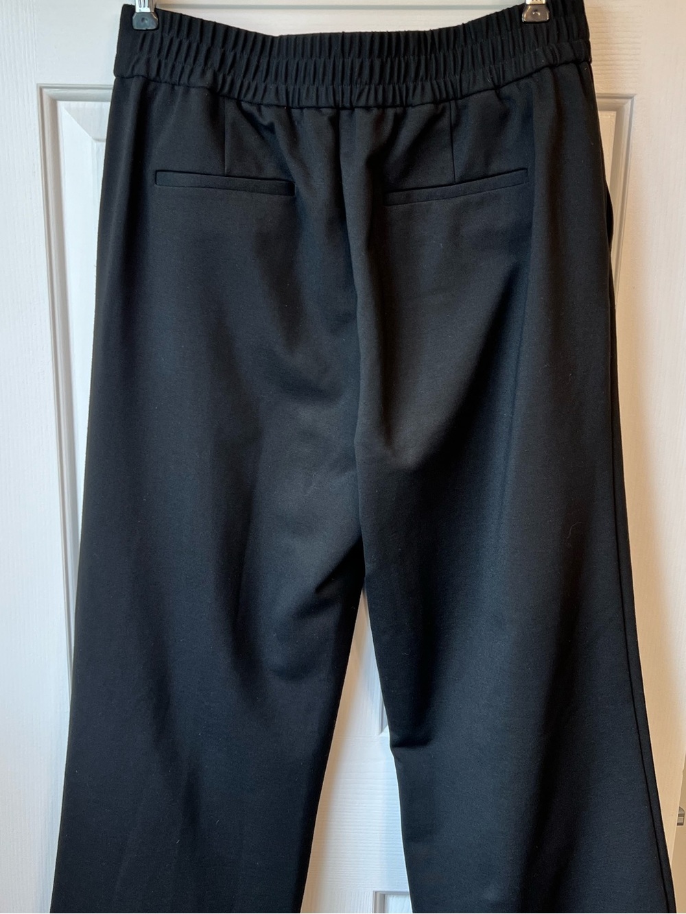 All Saints Millie Wide Leg Trousers Black 8 - Picture 12 of 13